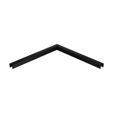 Hoekverbinder U-profiel 30 x 27 x 3,0 mm RVS-316 zwart gecoat model 6362