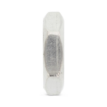 Zeskantmoer laag BM10 x 1,25 mm links DIN 439 RVS A4 SW17 (100 stuks)
