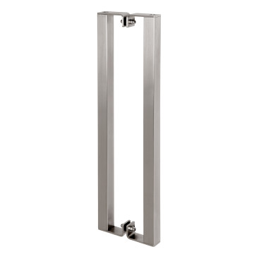 Deurgreep, dubbelzijdig 90° Videlle 1000 mm lang 35 x 35 mm RVS-304 mat geslepen