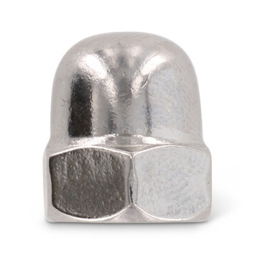 Dopmoer hoog M10 x 1,25 mm DIN 1587 RVS A4-80 SW17 (100 stuks)
