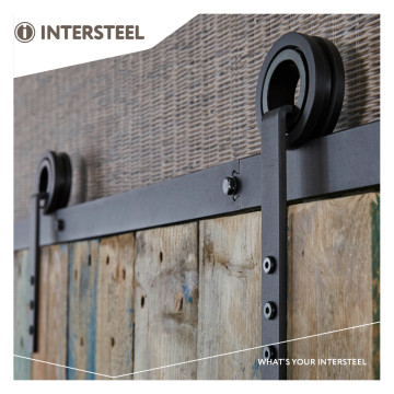 Intersteel Schuifdeursysteem Modern mat zwart Intersteel Schuifdeursysteem Modern mat zwart