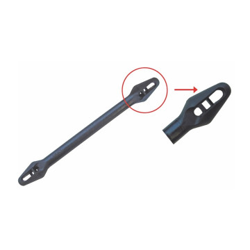 Aanlegcompensator rubber voor touw 14-16 mm lengte 495 mm