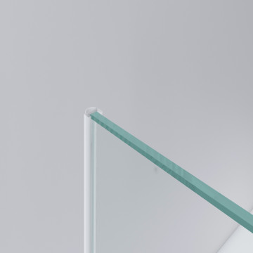 Afdichtingsprofiel met lip voor glasdeur Alraune 10 mm PVC transparant Afdichtingsprofiel met lip voor glasdeur Alraune 10 mm PVC transparant