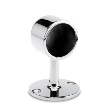 Opschuif eindsteun Ludie voor buis Ø 38,1 mm zamak chroom look