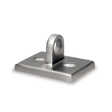 Muuroog Riete oog Ø 10,5 mm RVS-304 mat geslepen