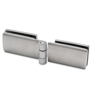 Glasdeurscharnier Helena glas/glas RVS-304 mat geslepen