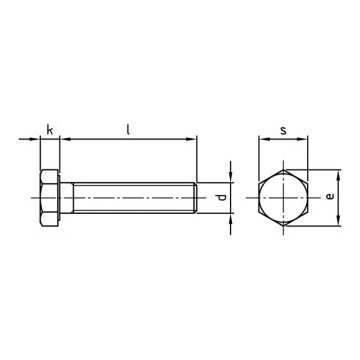 Zeskantbout M8 x 140 mm DIN 933 RVS A4-70 SW13 (50 stuks) Zeskantbout M8 x 140 mm DIN 933 RVS A4-70 SW13 (50 stuks)