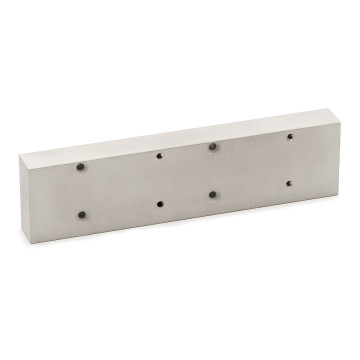 Vulplaat Elna aluminium mat geanodiseerd