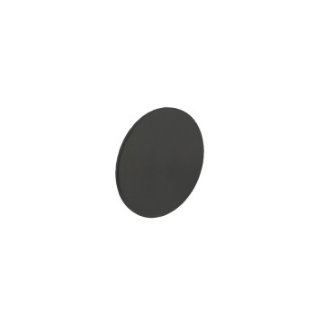 Intersteel Rozet blind rond zelfklevend mat zwart RVS-304