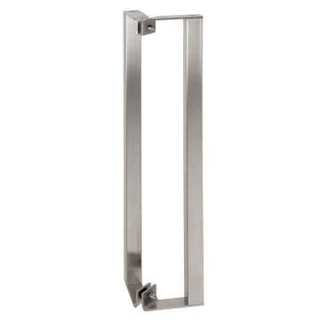 Deurgreep, dubbelzijdig 45° Myla 1000 mm lang 20 x 20 mm RVS-304 mat geslepen