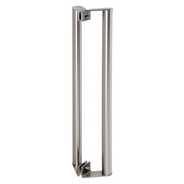 Deurgreep, dubbelzijdig 45° Aglaja 500 mm lang Ø 25,4 mm RVS-304 mat geslepen