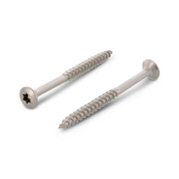 Liseko houtboutschroef 4,5 x 40/24 mm Art. 9046 RVS A4-50 TX20 (200 stuks)