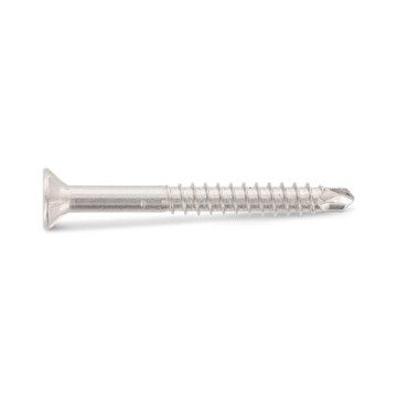 Zelfborende houtbouwschroef Super-Drill Seko 4,0 x 55/36 mm Art. 9040 RVS A2-50 TX20 (200 stuks)