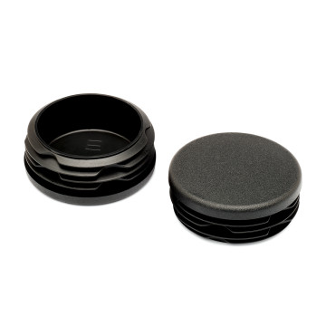 Kunststof eindkap Perla voor buis Ø 50,8 mm kunststof zwart Kunststof eindkap Perla voor buis Ø 50,8 mm kunststof zwart