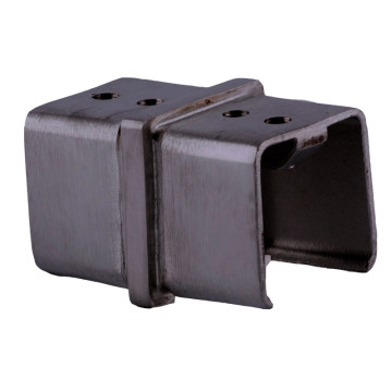 Buisverbinder voor U-profielbuis 40 x 40 x 1,5 mm vast RVS-316 antracietgrijs model 4201
