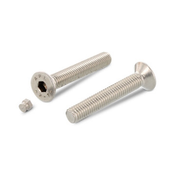 Veiligheidsschroef verzonken M6 x 10 mm met stop Art. 9141 RVS A2-50 (100 stuks)