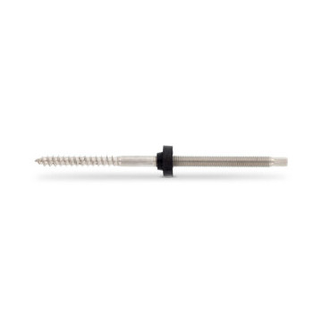 Stokschroef M10 x 200 mm samengesteld met EPDM Art. 9082 RVS A2-50 SW7 (50 stuks)