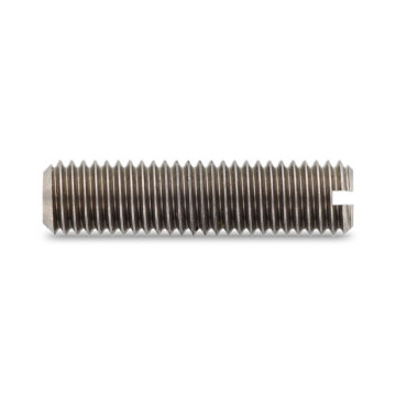 Stelschroef met sleuf en kegelvormige kop M10 x 30 mm DIN 551 RVS A2 (50 stuks)