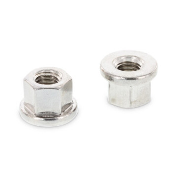 Zeskantmoer hoog met kraag M12 DIN 6331 RVS A4-50 SW18 (50 stuks)