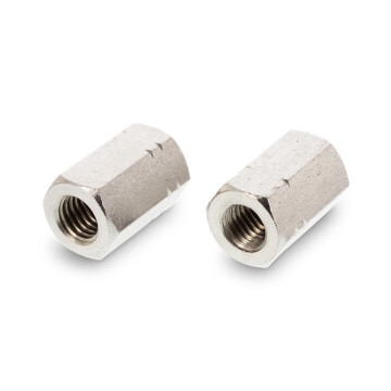 Verbindingsmoer zeskant M10 x 25 mm Art. 9071 RVS A4-50 SW17 (100 stuks)