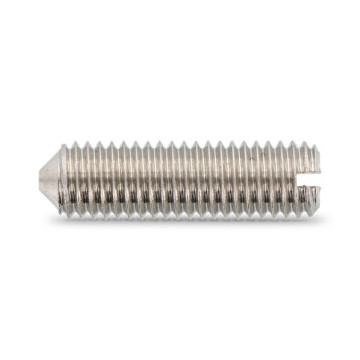 Stelschroef met sleuf en punt M2,5 x 10 mm DIN 553 RVS A4 (200 stuks)
