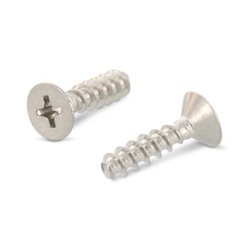 Verzonken schroef voor kunststof 4,0 x 8 mm Art. 9090 RVS A2-50 PH2 (500 stuks)