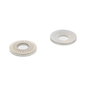 Vergendelschijf type L M6 Art. 9221-L RVS A4 (1000 stuks)