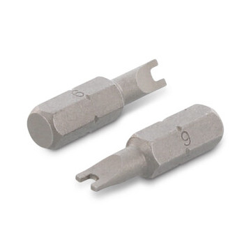 Veiligheidsbit voor 2-hole schroeven 1/4" x 25 mm Art. 9109 CV-steel SP4 (1 stuks) Veiligheidsbit voor 2-hole schroeven 1/4" x 25 mm Art. 9109 CV-steel SP4 (1 stuks)
