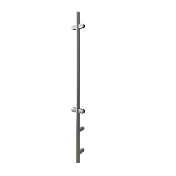 Mobiele balieschermpaal Xana midden staander RVS-304 messing