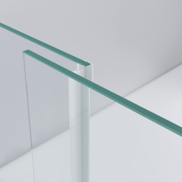 Midden afdichtingprofiel voor schuifdeuren Gita PVC transparant Midden afdichtingprofiel voor schuifdeuren Gita PVC transparant