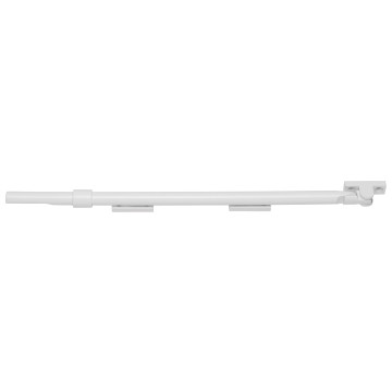 Raamuitzetter Piet Boon ONE PB305 massief met twee stelpennen incl. geleiderail wit RVS-304