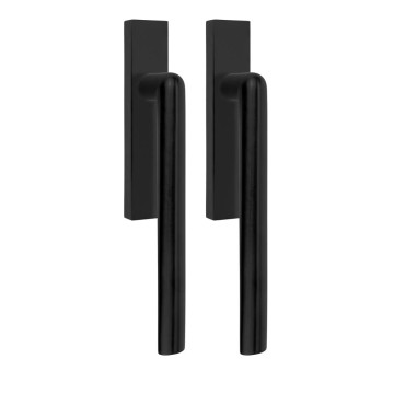 Hefschuifdeurbeslag set Piet Boon INC PBI230PAY massieve cilindergat PC69 PVD mat zwart RVS-304