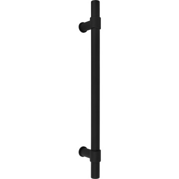 Deurgrepen paar Piet Boon ONE PB400 PA set grepen 300-400 mm inclusief paarsgewijze bevestiging mat zwart RVS-304