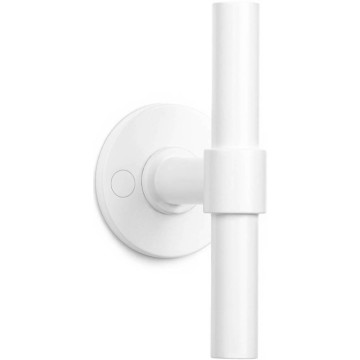 Deurkruk paar Piet Boon ONE PBT15XL/50 dubbel geveerd op rozet wit RVS-304