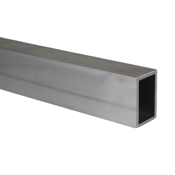 Aluminium koker 20 x 10 x 2 mm AW-6060