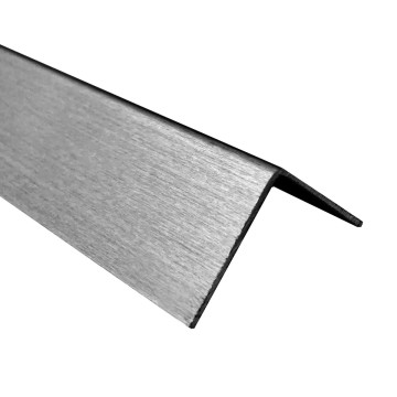 RVS hoekprofiel 60 x 40 x 6 mm RVS-304 onbewerkt
