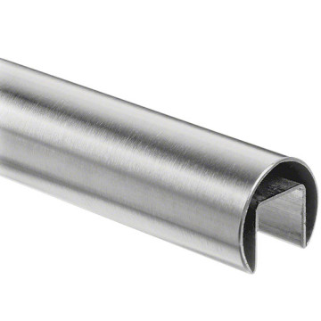 RVS U-profielbuis 76,1 x 1,5 mm RVS-304 K320 geslepen