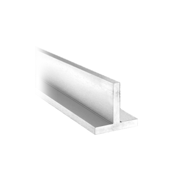 Aluminium T-profiel 60 x 60 x 4 mm AW-6060