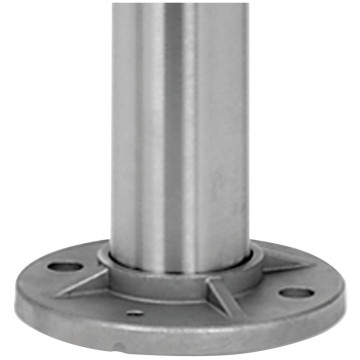 Baluster met tapgaten 42,4 x 2,0 mm 970 mm RVS-304 mat geslepen model 0930