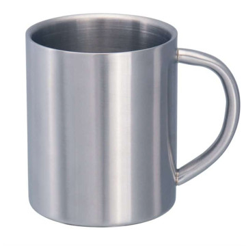 Dubbelwandige mok, 0,3 liter RVS-304 Dubbelwandige mok, 0,3 liter RVS-304