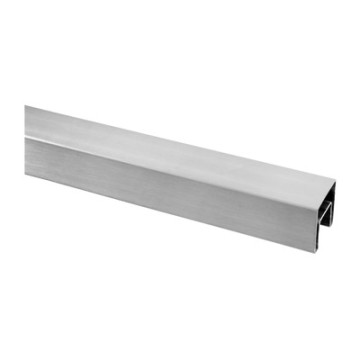 U-profielbuis 40 x 40 x 1,5 mm RVS-304 mat geslepen