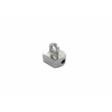 Staaldraadklem met oog Ø8mm RVS-316