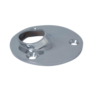 Railing lasflens rond 60 graden, 25mm RVS-316 (A4)