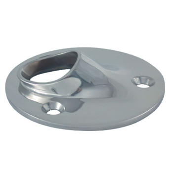 Railing lasflens rond 45 graden, 22mm RVS-316 (A4)