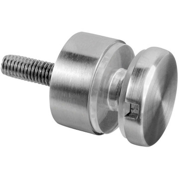 Glasadapter 30 mm vlak lengte 15 mm RVS-304 mat geslepen model 0746 Glasadapter 30 mm vlak lengte 15 mm RVS-304 mat geslepen model 0746