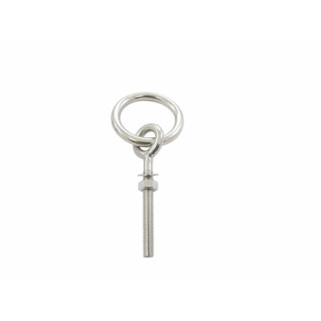 Oogbout met metrische draad en ring M 10 x 130 mm RVS-316