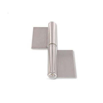 Laspaumelle 2-delig met lange flenzen rechts (DIN links) 93 mm RVS-304 (A2)