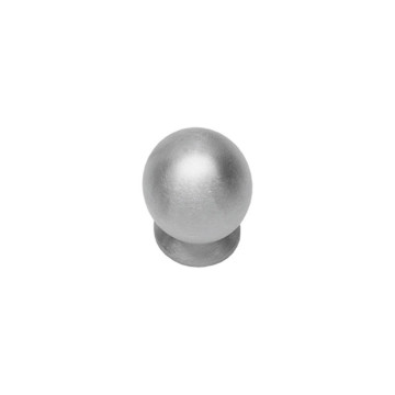 Intersteel Meubelknop 25 mm bolrond achterplaat rvs geborsteld