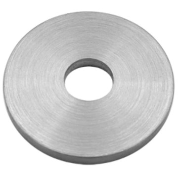 Schijf Ø 33,7 x 4 mm gat Ø 12,2 mm RVS-304 mat geslepen