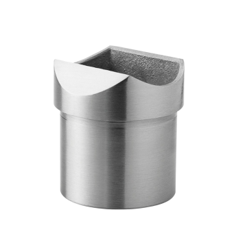 Buisadapter 33,7 x 2,0 mm ligger buis 33,7 mm RVS-304 mat geslepen model 0774